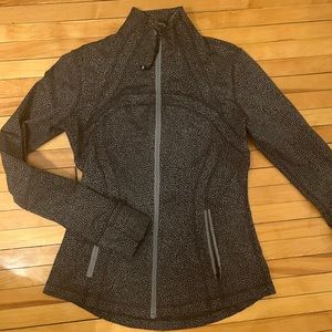 Lululemon define jacket - 6 - grey black speckled